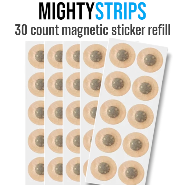 MIGHTY STRIPS - Magnetic stickers refill 30 count